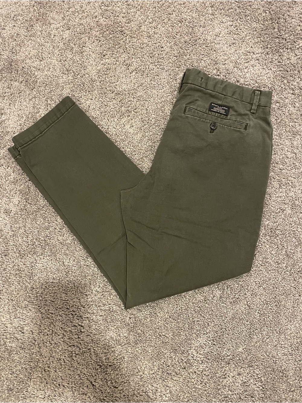 Men's Olive Green BR Chino Pants
